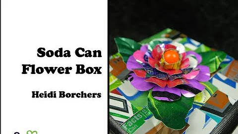 How to Make a Soda Can Flower Box by EcoHeidi Borc...