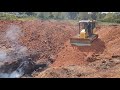 Building The New Slope Into The Hillside