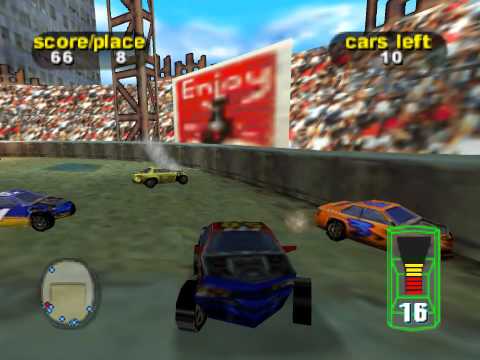 [N64] Destruction Derby 64 (Walkthrough / Прохождение - Part 1)