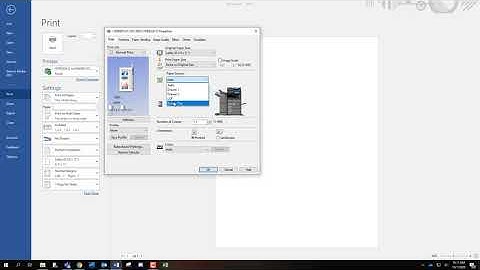 Printing From Bypass Tray
