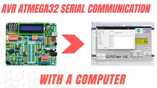 ATMega32 UART Programming | ATmega32 PC Serial Communication