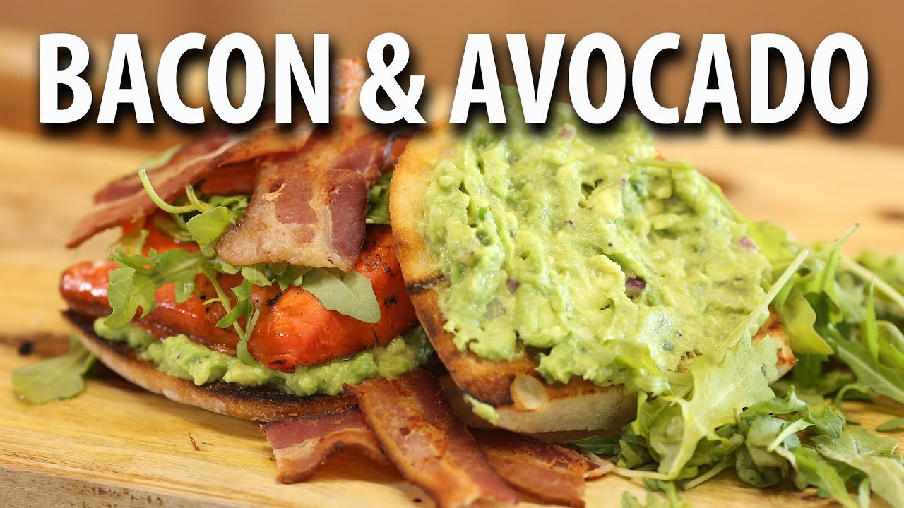 Bacon Avocado Grilled Salmon Sandwich BIG MEAT SUNDAY YouTube