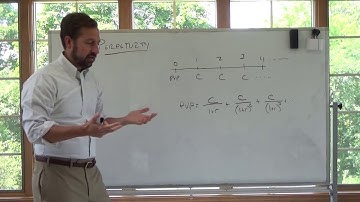 Present Value of a Perpetuity