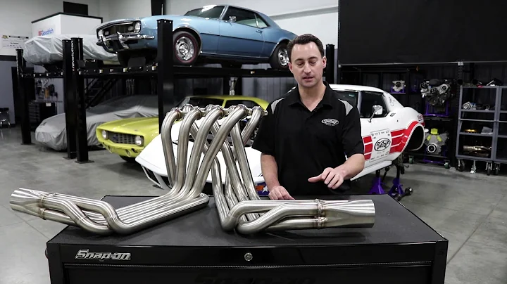 C3 LS Engine Stainless Steel Sidepipe Headers - 1968-82 Corvette - Detroit Speed