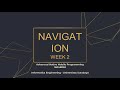 Navigation - Week 2