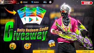 REDEEM CODE GIVEAWAYS #freefire #live #yamgamer