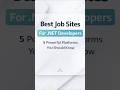 Top 5 Websites to Find .NET Developer Jobs 🚀 #shorts #shortsfeed #youtubeshorts