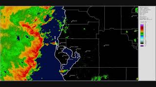 Doppler Radar - Tampa Bay severe weather November 2, 2018