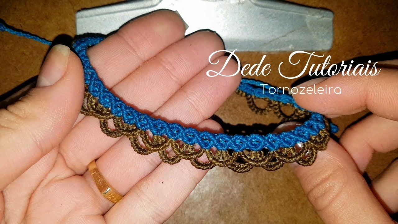 Dede Tutoriais | Como fazer uma tornozeleira sem miçangas 