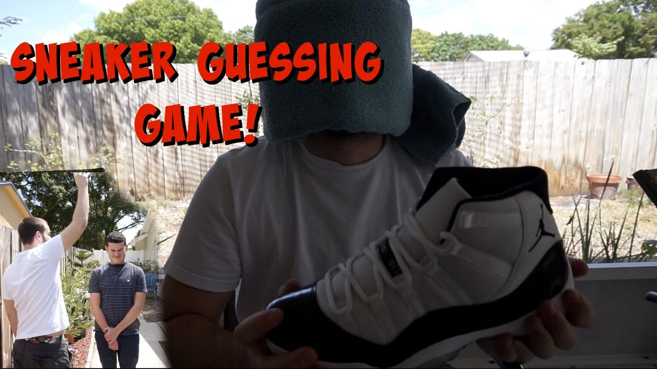 sneaker guessing game