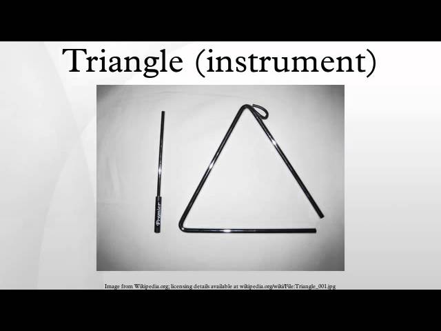 Dioche Triangle de musique Instrument de musique triangle à