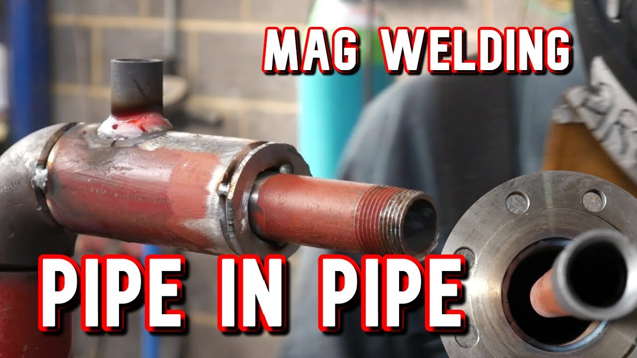 MIG/MAG Welding *Pipe In Pipe* (HOW TO REAL WORLD WELDING) YouTube