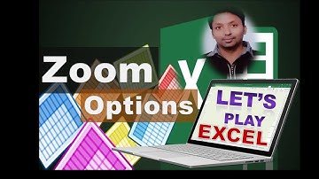 Zoom  Options - How to use Excel - View Tab
