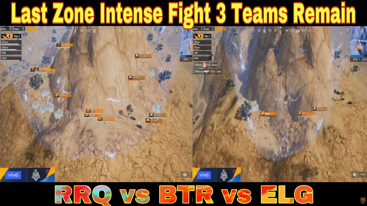 PMCO BERLIN FINAL 2019 || RRQ vs BTR vs ELG Last Zone intense Fight - 