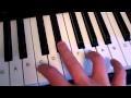 C minor chord piano keyboard demo