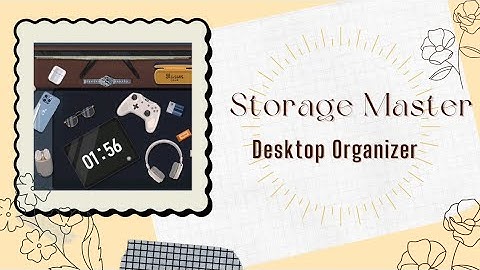 Storage Master-Desktop Organizer🖥️🪑