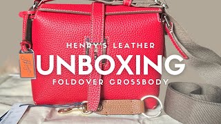 🤩Unboxing & Up-Close with Henry’s Leather Foldover Crossbody #dooneyandbourke