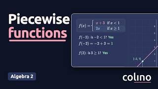 Piecewise functions: how to graph, evaluate, and write them