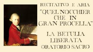 Mozart : La Betulia Liberata - rec. e aria Quel nocchier che in gran procella - musical score