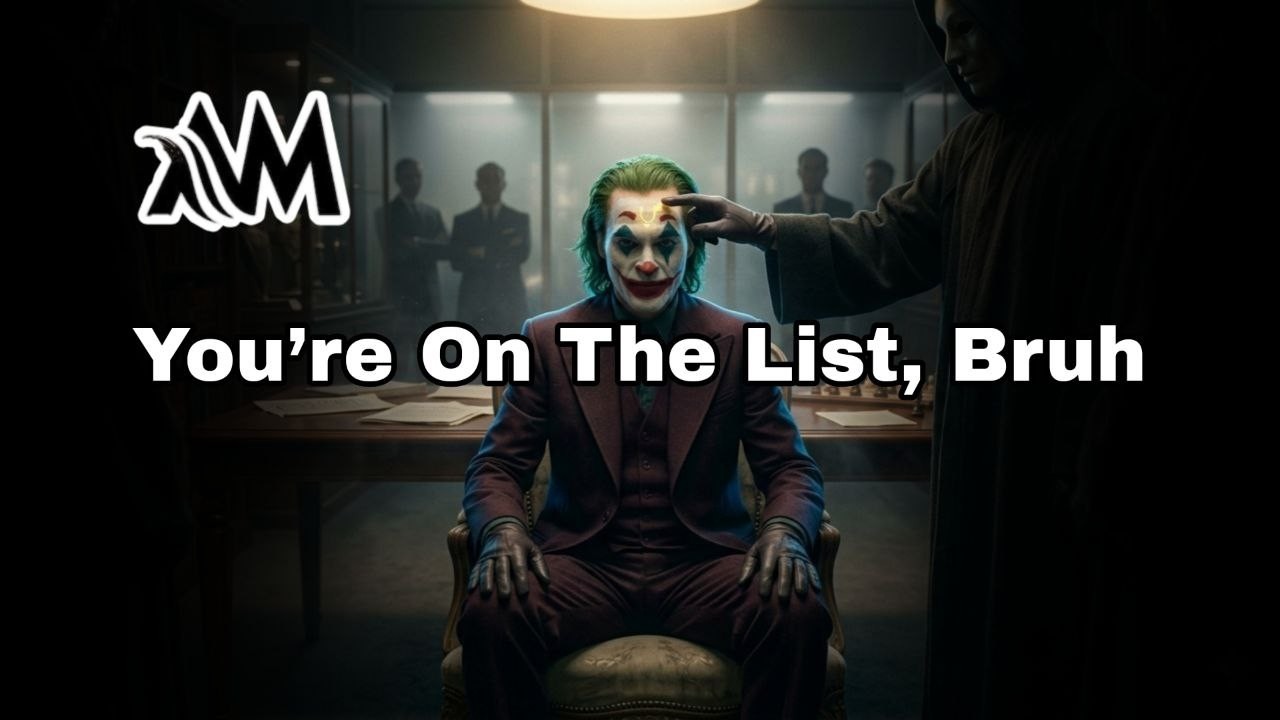 A POWERFUL PERSON JUST WHISPERED: ‘WATCH THAT ONE’… YEAH. IT’S YOU. YOU’RE MARKED. 👁️🎯🩸 Joker Speech