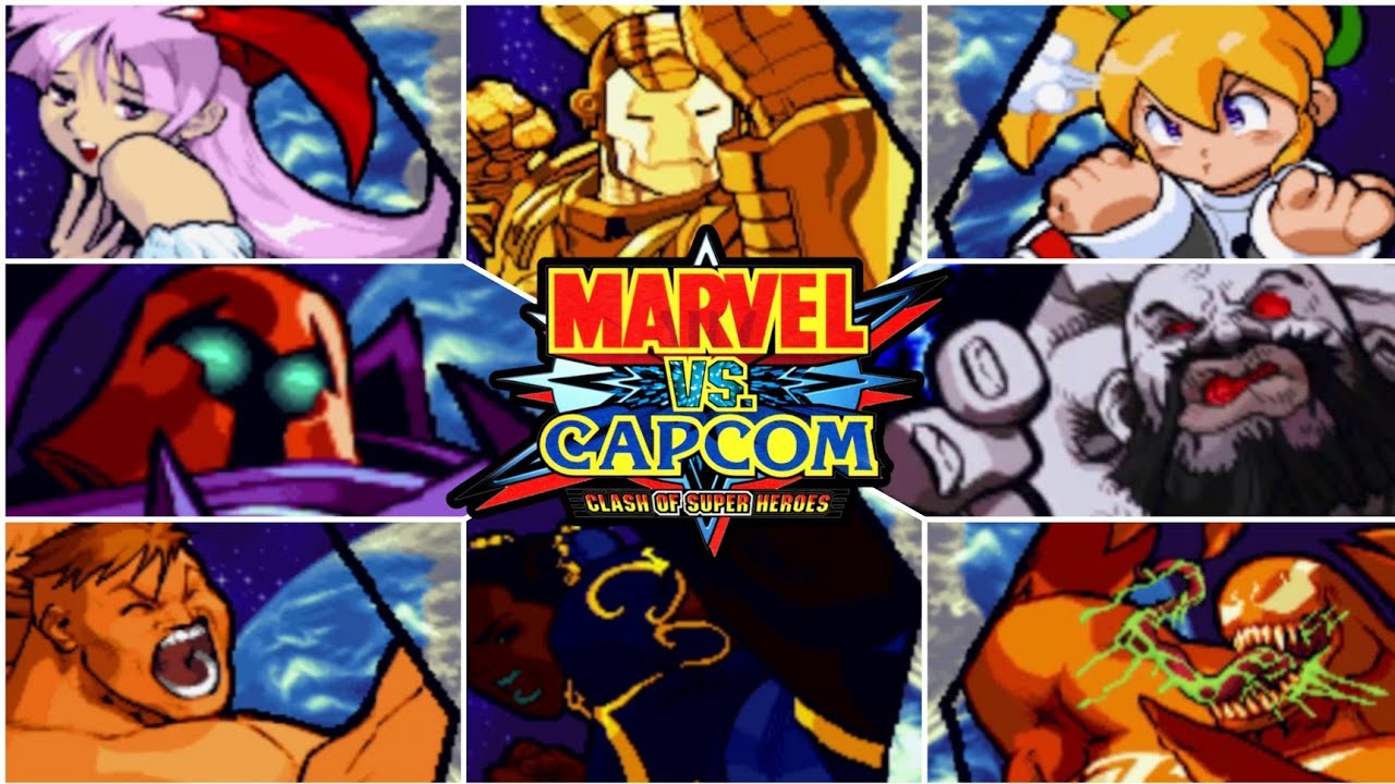 Marvel vs Capcom All Secret Characters Unlocked   ePSXe