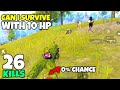 Can i Survive With ONLY 10 HP From These PRO RANK PUSHERS in PUBG Mobile - MRX