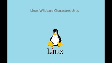 Linux Wildcard Characters used for single or multiple characters.