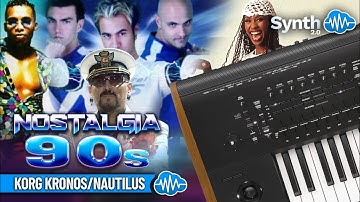 KORG KRONOS / NAUTILUS ♫ 36 Dance Sounds ► NOSTALGIA 90s