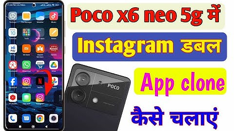 Poco x6 neo 5g mobile me app double kaise chalaye/how to app clone in settings poco x6 neo 5g mobile
