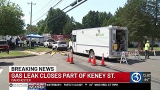 Crews work to repair ‘significant’ gas leak in Manchester