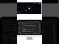 How our solar system works.Learn by Animated Code. #ai #vibecoding #coding #python #tech