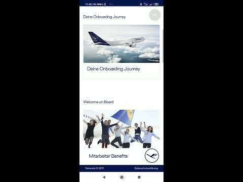 Welcome to the Lufthansa Onboarding App