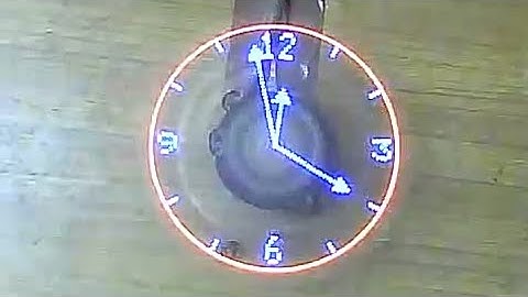 The propeller clock | propeller display clock | led work