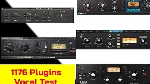 1176 Compressor Plugin Comparison / Plugin Shootout - Vocal | VST Plugins