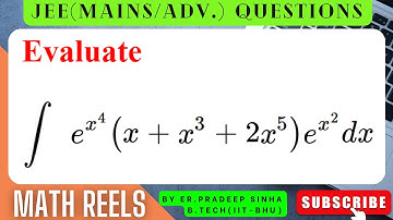 INDEFINITE INTEGRATION (JEE/XI/XII) QUESTION // SOLUTION BY Er. PRADEEP SINHA(IIT-BHU)