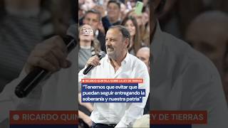 Quintela apuntó contra Milei: “Tenemos que evitar que siga entregando soberanía”