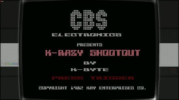 K-Razy Shoot-Out [Atari 5200] – The Berzerk Clone That Made History!