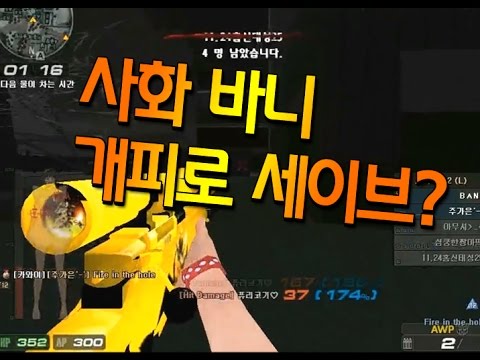 [서든어택]사화 바니 라플스나 황금샷 sudden attack