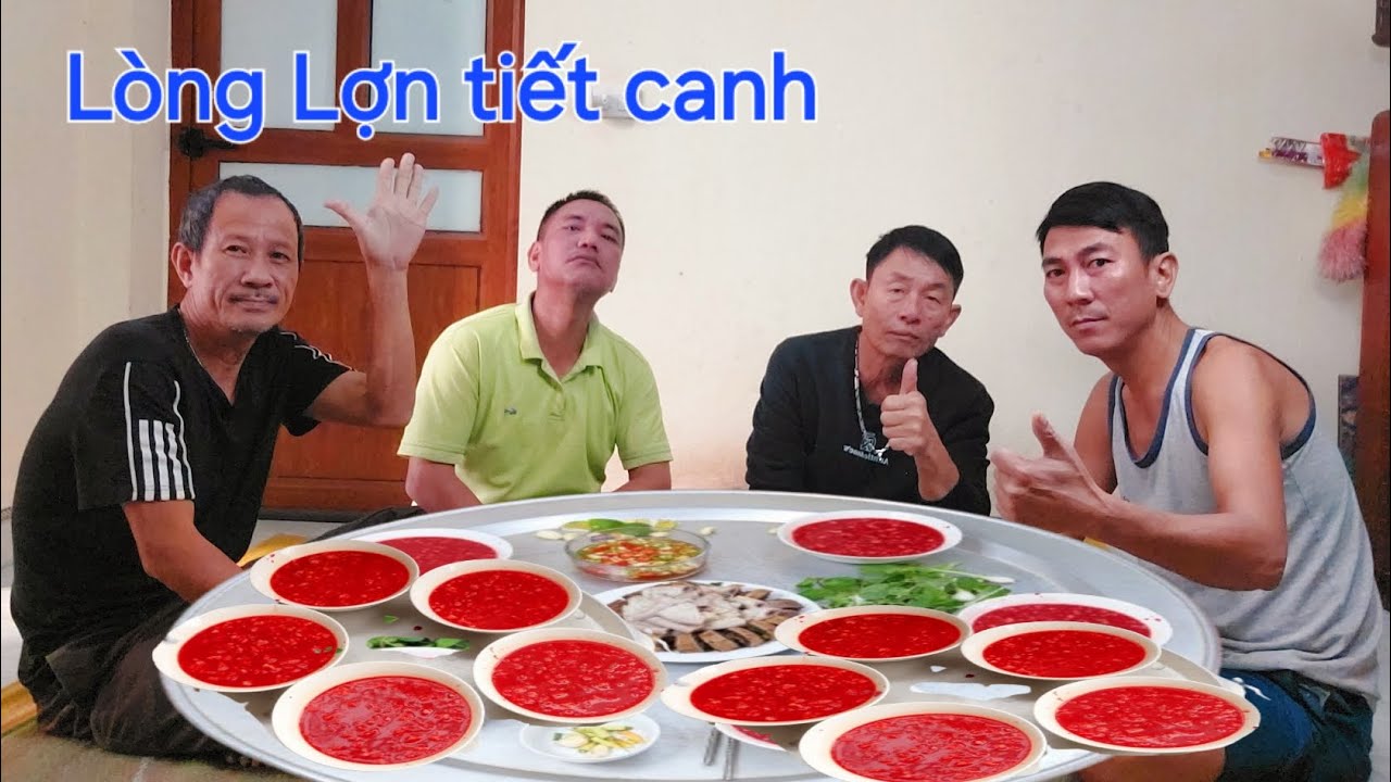 Thánh Ăn Tiết Canh.Làm Mâm Tiết Canh Lòng Lợn Quá Ngon | Biển Nguyễn ngọc 