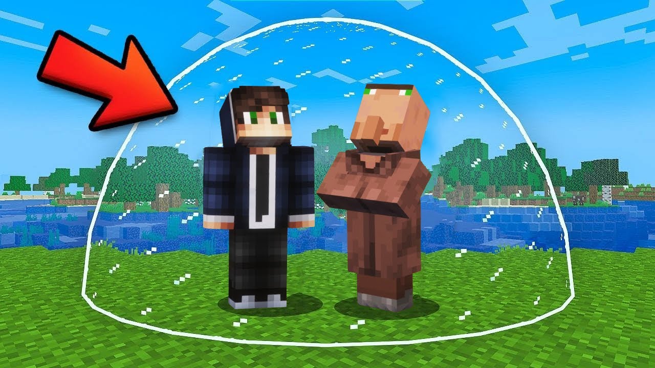 Villageri Su Me Zarobili Unutar Staklene Kugle u Minecraftu