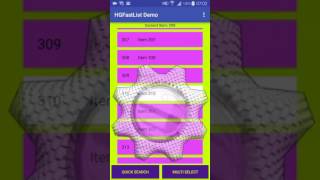 HGFastList Library for Android 720p screenshot 1