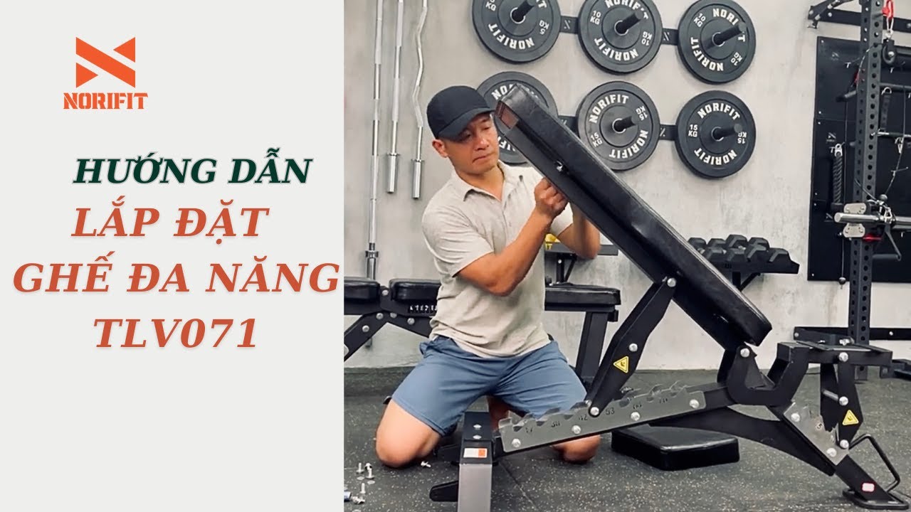 Hướng dẫn lắp đặt mẫu ghế đa năng TLV071 