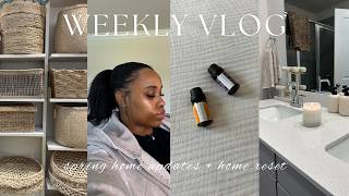 Weekly Vlog | soft life diaries, spring home updates, decor shopping, weekly home reset, & more screenshot 5
