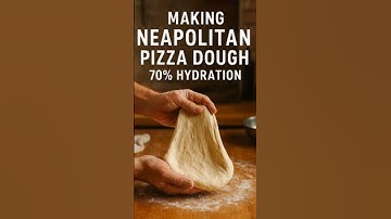 Crafting 70% Hydration Neapolitan Pizza Dough  #pizza #pizzapie #pizzalover #itspizzatime #food