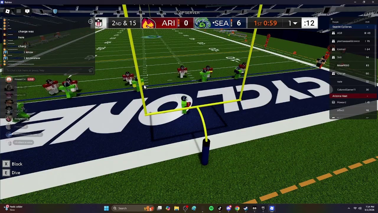 Seahawks vs Cardinals AGFFL DIVISIONALS