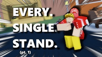 Getting EVERY Single Stand [Part. 1] | Old A Bizarre Day