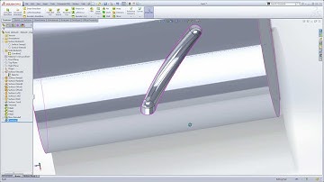 Modeling a slot on a cylinder, 4th axis machining with bull-nose cutter