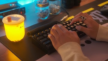 Lubed Glorious Pandas + Tofu60 Typing Test Keyboard ASMR