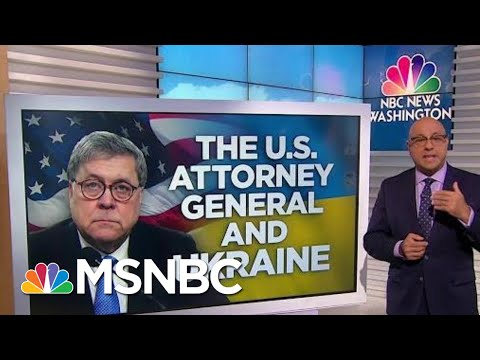 New push for Barr to Recuse Himself From Impeachment Inquiry | Velshi & Ruhle | MSNBC