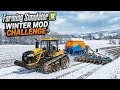 Farming Simulator 18: Winter Mod Gameplay - Challenger MT775E + Amazone Condor